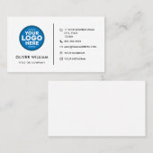 ミニカスタムマモダンリストソーシャルメディア 名刺 (正面/裏面)