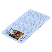 ミニカパーソナライズされたレンダー | 家族の写真 マグネット (左側)