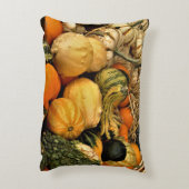 ミニカボチャとグルズの品揃え秋写真 アクセントクッション (裏面(縦))