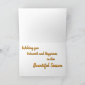 ミニカボチャとグルズ品揃え秋写真2 カード (内部)