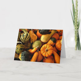 ミニカボチャとグルズ品揃え秋写真2 カード