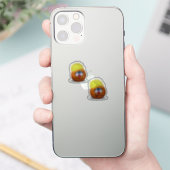 ミニカボチャのスクラップブック　サンクスギビング シール (スマートフォン)