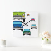 ミニカル不機嫌 スクエア壁時計 (ホーム)