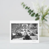 ミニカーでレースをする子供たち ポストカード (スタンド正面)