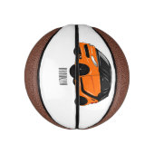 ミニカーの漫画イラスト ミニバスケットボール (縦)