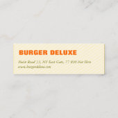 ミニカーはっきりしたド スキニー名刺 (裏面)