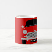 ミニカーカスタムマグをパーソナライズ コーヒーマグカップ (中央)