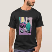 ミニカーポップ・アートのリモコン車3 Tシャツ (正面)