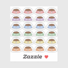 ミニキャッ食べ物を与えトリマインダーペットフードボウル舞城プランナー シール