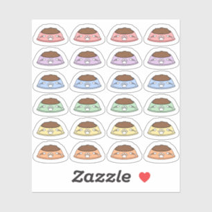 ミニキャッ食べ物を与えトリマインダーペットフードボウル舞城プランナー シール