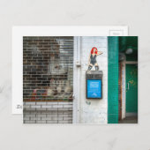 ミニキャブ・グラフィティ・ガール ポストカード (正面/裏面)