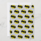 ミニクラシックバットマンスケッチ誕生日 招待状 (裏面)