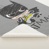 ミニクラシックバットマンスケッチ シェルパブランケット (3/4)