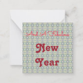 ミニクリスマスカード ノートカード (裏面)