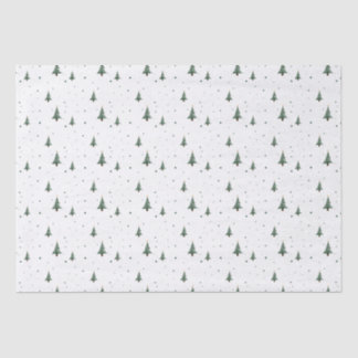 ミニクリスマスツリーティッシュペーパー 薄葉紙