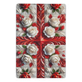 ミニクリップボードと英語バラデザイン ミニクリップボード (裏面)