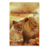 ミニクリップボードライオンズ勇気の強さ ミニクリップボード (裏面)