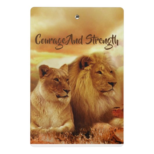 ミニクリップボードライオンズ勇気の強さ ミニクリップボード (裏面)