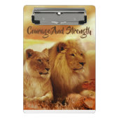 ミニクリップボードライオンズ勇気の強さ ミニクリップボード (正面)