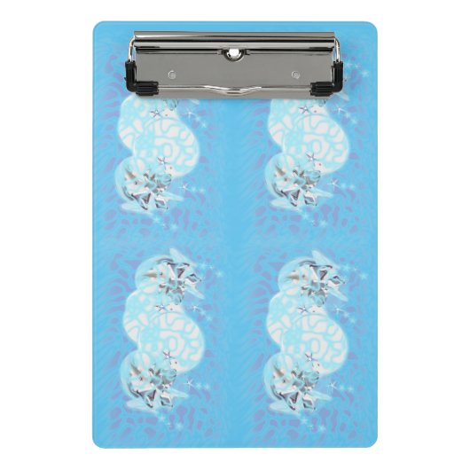 ミニクリップボード抽象芸術アート風 ミニクリップボード (正面)