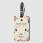 ミニクリップボード ラゲッジタグ (正面縦)