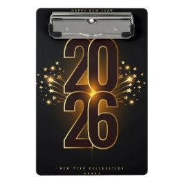ミニクリップボード-謹賀新年2026 ミニクリップボード