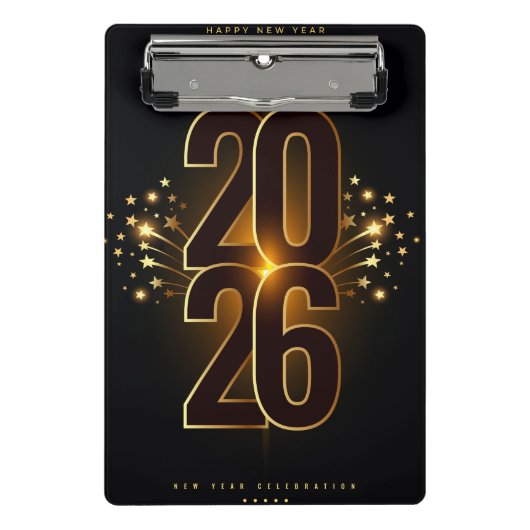 ミニクリップボード-謹賀新年2026 ミニクリップボード (正面)
