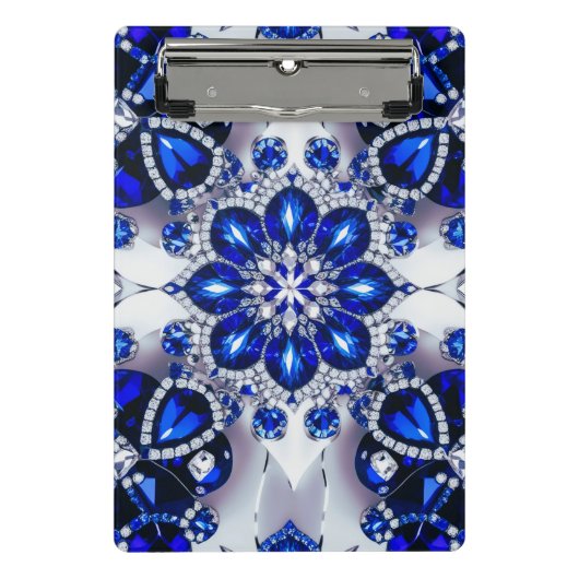 ミニクリップボード(青い白の色) ミニクリップボード (正面)