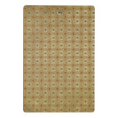 ミニクリップボード、Acorn Brown Bohoパターグランジン ミニクリップボード (裏面)