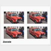 ミニクーパークラブマンエステートワゴン 長方形シール (シート)