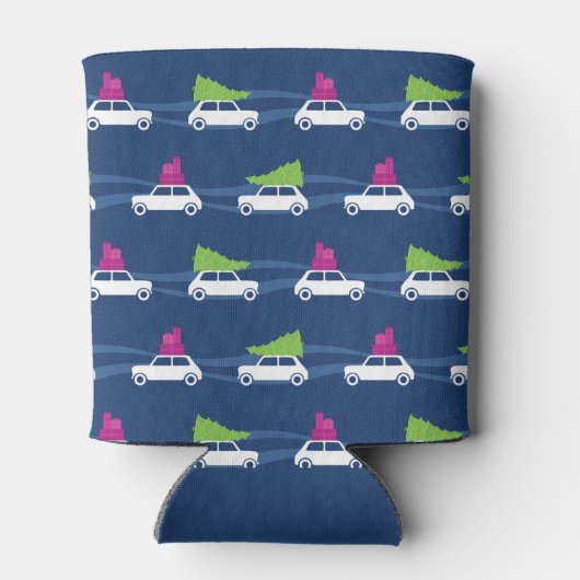 ミニクーパークリスマストラフィック 缶クーラー (裏面)