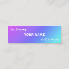 ミニグラデカラフルィエント名刺 スキニー名刺