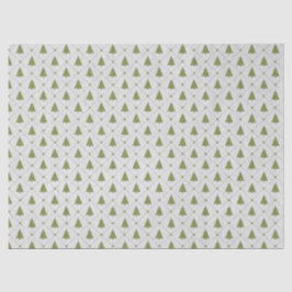 ミニグリーンクリスマスツリーの切り離し 薄葉紙