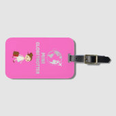 ミニグローバーター荷物タグ ラゲッジタグ (正面横)