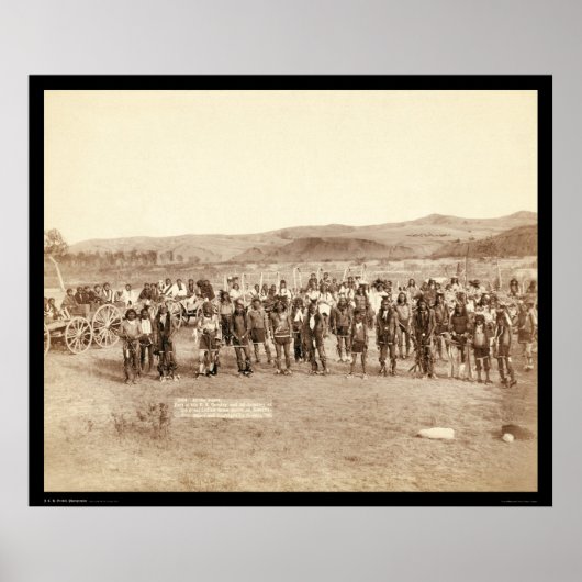 ミニコンジョウインディアンアットグラスダンスSD 1890 ポスター (正面)