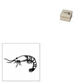 ミニゴムスタンプエビ、シーフードスタンプ ラバースタンプ (押印)