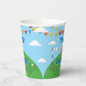 ミニゴルフパットパット子供の誕生日パーティー 紙コップ (左)