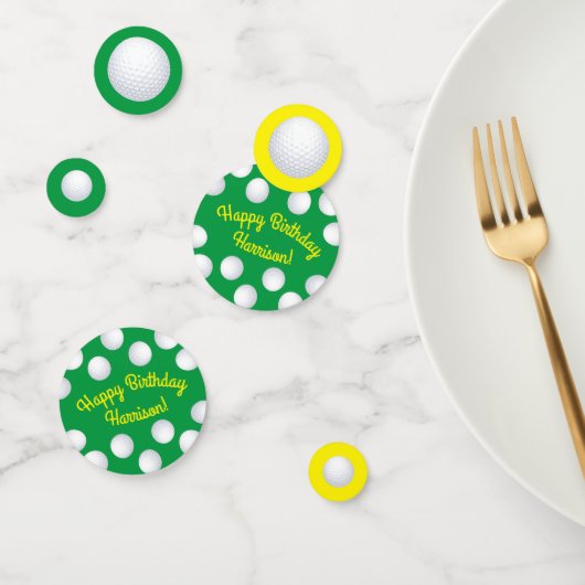 ミニゴルフボールバースデーパーティキッズスポーツ コンフェッティ (グループ)