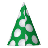 ミニゴルフボールバースデーパーティキッズスポーツ パーティーハット (裏面)