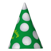 ミニゴルフボールバースデーパーティキッズスポーツ パーティーハット (右)