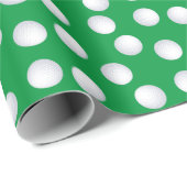 ミニゴルフボールバースデーパーティキッズスポーツ ラッピングペーパー (ロールコーナー)