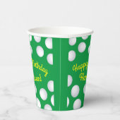 ミニゴルフボールバースデーパーティキッズスポーツ 紙コップ (右)