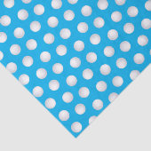 ミニゴルフボールバースデーパーティキッズブルー 薄葉紙 (詳細)