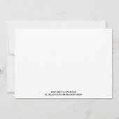 ミニゴルフ特別リクエスト招待状 招待状 (裏面)