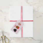 ミニゴールデンドルドッグスバレンタインデー ギフトタグ (より糸付き)