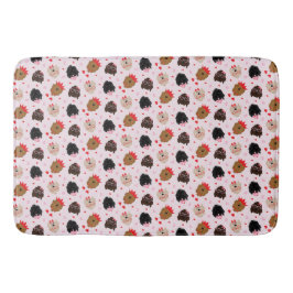 ミニゴールデンドルドッグスバレンタインデー バスマット