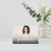 ミニサイズグラッドフォト招待状カード エンクロージャーカード (スタンド正面)