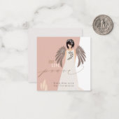 ミニサイズジョイラブピースエンジェルホリデーカード ノートカード (正面/裏面インサイチュ)