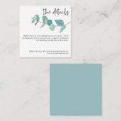 ミニサイズユーカリ結婚の情報詳細 エンクロージャーカード (正面/裏面)