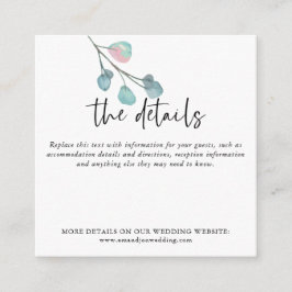 ミニサイズユーカリ結婚の情報詳細 エンクロージャーカード